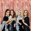 KatchOn, Rose Gold Fringe Curtain - XtraLarge 3.2x8 Feet, Pack of 2 |  Bachelorette Party Decorations - 2 of 4