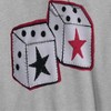 Rerun Island Men's Embroidery Dice Long Sleeve Graphic Cotton Sweatshirt Hoodie - 2 of 4