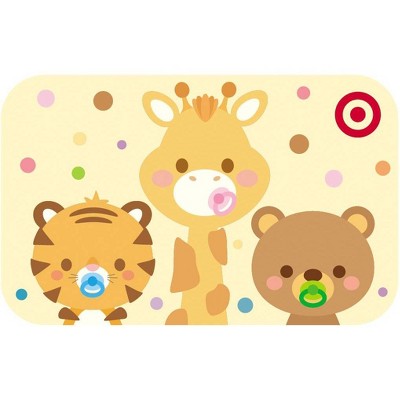 3 Cute Animals Target GiftCard $50