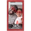 PosterPalooza | Photo Size Shabby Chic Red Picture Frame - UV Acrylic, Foam Board Backing, Hanging Hardware - 2 of 4