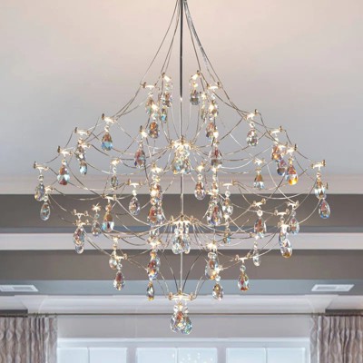 23.6-31.5"Modern Crystal Chandelier Crystal Pendant Lighting