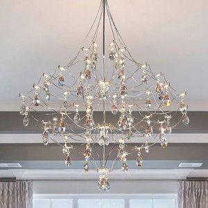 23.6-31.5"Modern Crystal Chandelier Crystal Pendant Lighting - 1 of 4