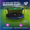 SpaceJump Lunar 16' Trampoline, Outdoor Bouncer with Net and Eclipse Sun Shade - 2 of 4