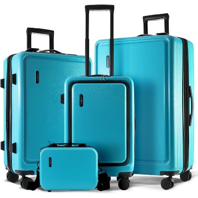 LLHZSY 3 Pcs Hardshell Travel Suitcase Set with Wheels