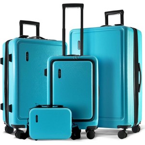 LLHZSY 3 Pcs Hardshell Travel Suitcase Set with Wheels - 1 of 4