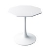 31.50 Inch Modern Coffee Table Octagonal Wooden Dinner Table - 3 of 4