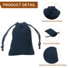 Unique Bargains Velvet Reusable Soft Jewelry Headphone Candy Drawstring Gift Bags 20 Pcs - 4 of 4