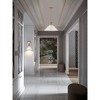 Nuvo Lighting Outpost 1 - Light Sconce in  Matte White/Burnished Brass - 3 of 4