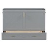 Full Size Murphy Bed with Drawer and USB Ports - 3 of 4