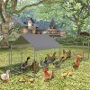 Acekool Large Metal Chicken Coop with Run, 120x40x40 Inch Poultry Cage, Waterproof Cover & Security Lock, Black - 2 of 4