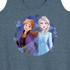 Women's - Frozen 2 - Anna & Elsa Graphic Racerback Tank - 2 of 4