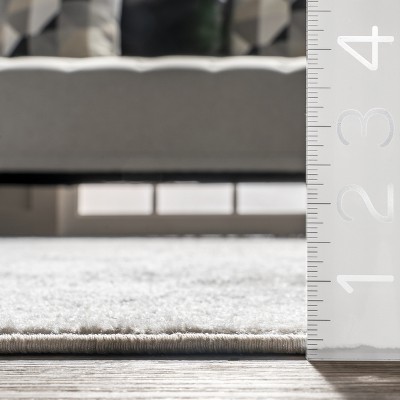 Elegant Gray 2'6" x 10' Synthetic Traditional Runner Rug