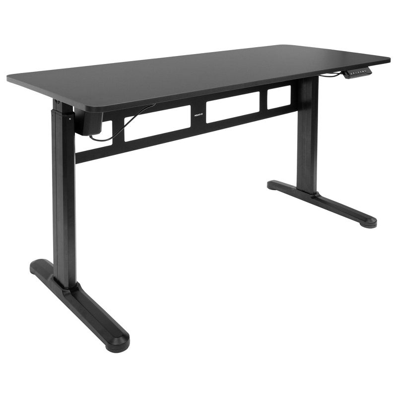 Mount-It! Electric Standing Desk With Tabletop | 55.1" x 23.6" | Motorized Sit Stand Desk With Memory Control Panel, Height Adjustable Powered Desks, 1 of 10