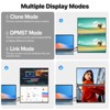 UPERFECT 18.5" 100Hz Dual-Screen Portable Monitor, 1080P IPS Display with USB-C & Mini HDMI, 180° Adjustable Stand  & VESA  No Driver Needed - 4 of 4