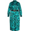 Women's Plus Size Sienna Print Dress - peacock | CITY CHIC - 3 of 4