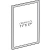 Azar Displays Wall Mount Plastic Snap Poster Frame 11" x 17" Portrait/Landscape Sign Holder Frame, 2-Pack - 3 of 4