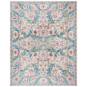 Gertmenian Crystal Print Altair Transitional Floral Rug Ivory - 1 of 3