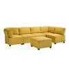 CAVINAS 6-Seater U-Shaped Modular Sectional Sofa,Cloud Couch Sectional with 1 Ottoman,Conversible Chaise Sofa for Living Room - 2 of 4