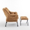 Maliang Accent Recliner Chair with Ottoman, Comfortable Upholstered Lounge Chair with Footrest, Ideal for Small Space - 2 of 4