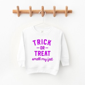 The Juniper Shop Smell My Feet Puff Print Toddler Graphic Sweatshirt - 1 of 4