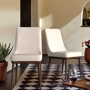 Christopher Knight Home Galbraith Mid-Century Modern Solid Wood and Fabric Upholstered Dining Chair(Set of 2) - 1 of 4