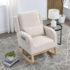 Streamdale 27.5" W Modern Accent High Back Living Room Casual Armchair Rocker - 2 of 4
