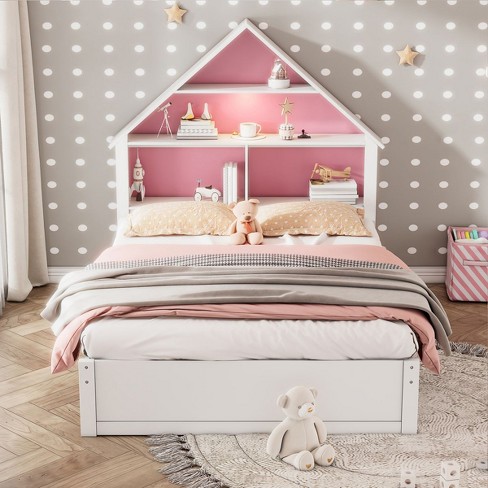 Little fashion girl beds with storage