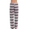 #followme Silky Fleece Printed Pajama Pants for Women - 3 of 3