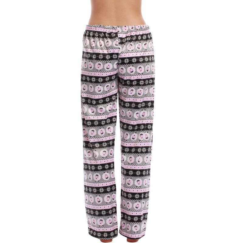 #followme Silky Fleece Printed Pajama Pants for Women, 3 of 4