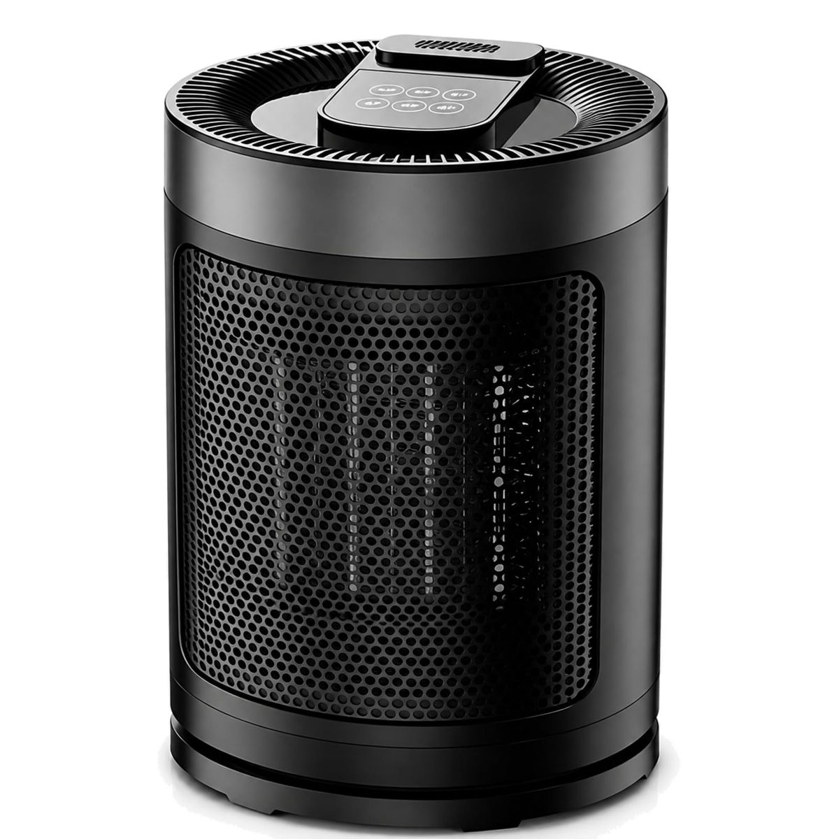 1500W Portable PTC Ceramic Space Heater for Indoor Use, Adjustable Thermostat Timer 5 Modes 4 Heat Settings, Tip‑Over & Overheat Protection - thumbnail 8