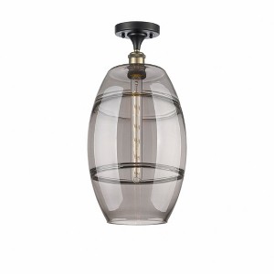 Vaz - 1 Light Semi-Flush Mount In Industrial Style-19.75 Inches Tall and 10 Inches Wide - 1 of 1