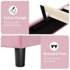 Twin Bed Frame, Twin Size Upholstered Bed Frame, Twin Size Heavy-Duty Platform Bed Frame - 3 of 4