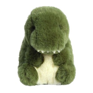 Aurora Mini Rawr T-Rex Rolly Pet Round Stuffed Animal Green 5" - 1 of 4