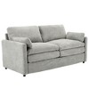 JUJABU 68.1" Cozy Upholstered Loveseat Sofa with Double-Layered Plush Cushion for Living Room - 2 of 4