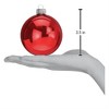 Old World Christmas Hanging Mouth-Blown Glass Ornament Set for Trees, Classic Balls, 3.5" (6 Count) - 2 of 2