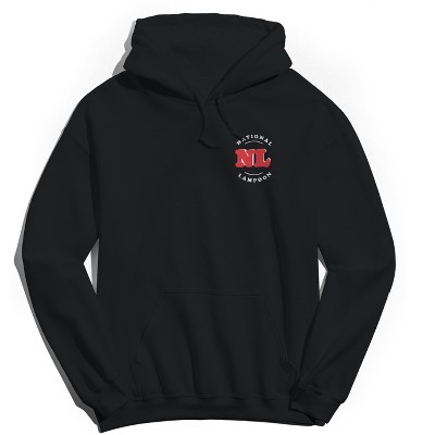National Lampoon Men's Lampoon Lc Logo Red 2 Father'S Day Father'S Day Front And Back Print Long Sleeve Graphic Cotton Sweatshirt Hoodie