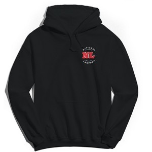 National Lampoon Men's Lampoon Lc Logo Red 2 Father'S Day Father'S Day Front And Back Print Long Sleeve Graphic Cotton Sweatshirt Hoodie - 1 of 4
