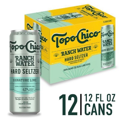Topo Chico Ranch Water Hard Seltzer - 12pk/12 fl oz Cans