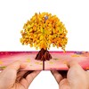 Paper Love 3D Ginko Tree Pop Up Greeting Card, for Fall, Thanksgiving, All Occasions - 5" x 7" Cover with Note Tag - 4 of 4