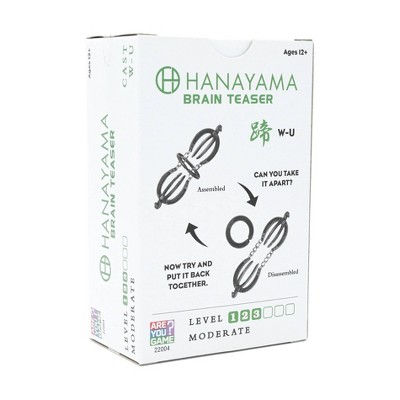 Hanayama Level 3 Cast Metal Horseshoe Puzzle