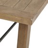 NicBex 72" Rectangle Dining Table with Solid Pine Wood Top for Dining Room, Living Room - 4 of 4