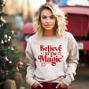 S.W.Smiley Believe in Magic Sparkle - Women's Graphic Sweatshirt - 3 of 4