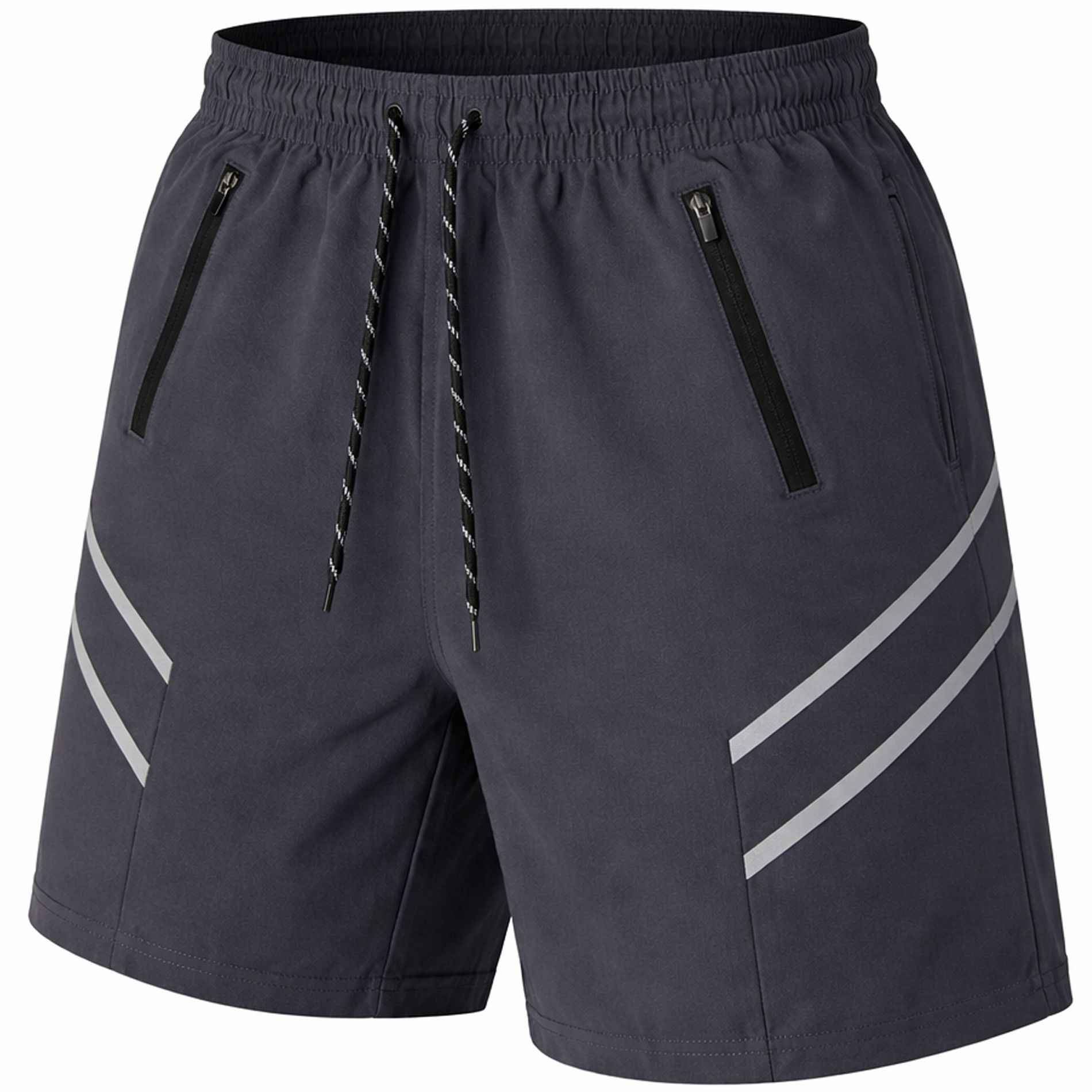 Jump Start Men's Performance Training Shorts With Zipper Pockets