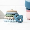 Silicone Baby Essentials Bundle – Stacking Toy, Feeding Bibs, Suction Bowls with Spoons & First-Stage Spoons – BPA-Free, Safe for Infants & Toddlers - 3 of 4