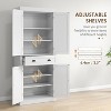 LunaLulinlk 72.5" Kitchen Pantry Cabinet - 2 of 4