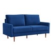American Furniture Classics,69 Inch Wide Upholstered Two Cushion Sofa with Square Arms - 2 of 4