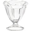 Anchor Hocking Footed Sherbet or Dessert Dishes, Clear Glass, Set of Four 4.5 Ounce Vintage Style Dessert Bowls - 4 of 4
