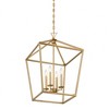 Savoy House Townsend 4 - Light Chandelier in  Warm Brass - 3 of 4