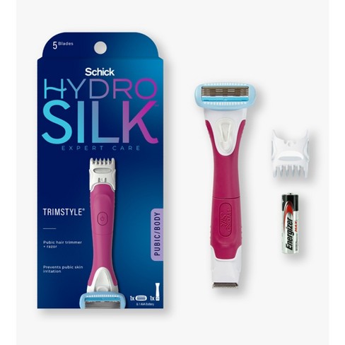 Schick Hydro Silk Trimstyle Women's Razor With Bikini Trimmer - 1 Razor  Handle & 1 Refill : Target