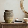 LuxenHome Rustic Ginger Root Brown Terracotta 13.6-Inch Tall Indoor and Outdoor Urn Vase - 3 of 4
